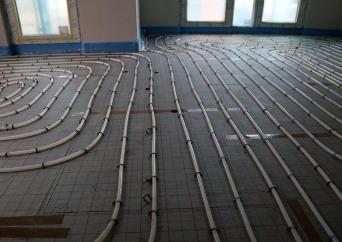 A padlófűtés szerelés